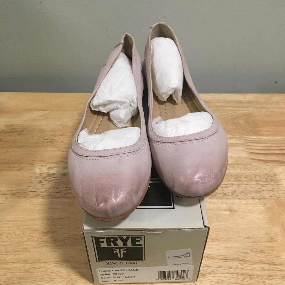 New in box Frye Carson Ballet flats - Blush!!  8.5